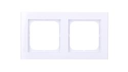 SONATA Ramka podwójna biały mat R-2R/75-36531