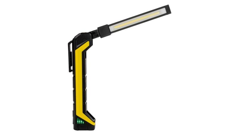 Latarka warsztatowa LED akumulatorowa 1W SMD LED 6500K 2W COB LED 6500K 3,7V 800mAh Li-ion klips magnes LW-2B W-00340-46297