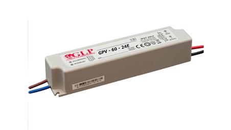 Zasilacz do Led GPV 24V/2.5A, CV, non-PFC, IP67 plastic case, EU input range-9320