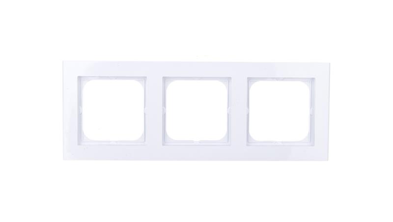 SONATA Ramka potrójna biały mat R-3R/75-36530