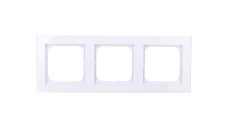 SONATA Ramka potrójna biały mat R-3R/75-36530