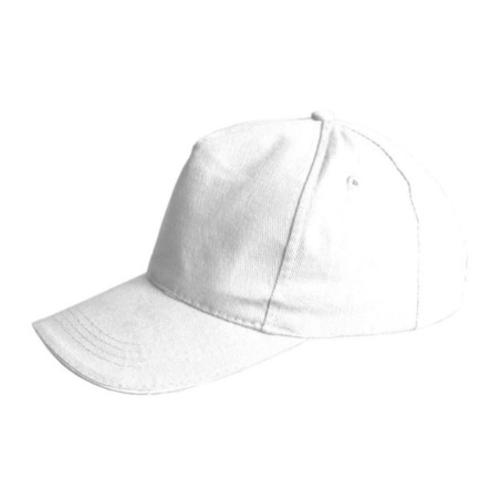 Czapka z daszkiem biała Stalco