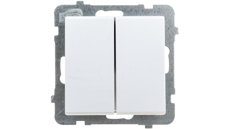 SONATA Łącznik podwójny schodowy biały mat ŁP-10R/m/75-39928