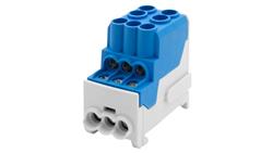 Blok rozdzielczy DBR 100A (2x25 / 6x10) Al/Cu - niebieski-64432