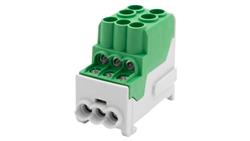 Blok rozdzielczy DBR 100A (2x25 / 6x10) Al/Cu - zielony-64366