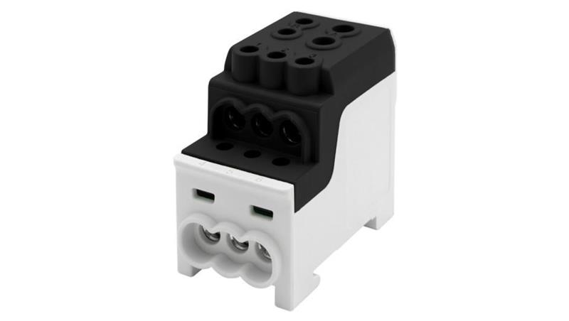 Blok rozdzielczy DBR 200A (1x70,1x35 / 6x16) Al/Cu - czarny-64700