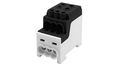 Blok rozdzielczy DBR 200A (1x70,1x35 / 6x16) Al/Cu - czarny-64700
