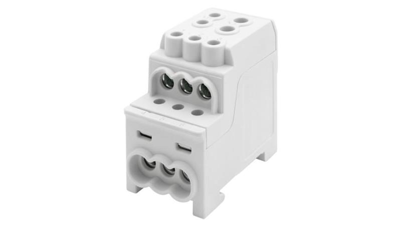 Blok rozdzielczy DBR 200A (1x70,1x35 / 6x16) Al/Cu - szary-64698