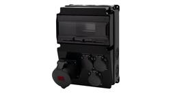 Rozdzielnica LAGO 10M SCENIC - gniazda proste 32A 5p, 3x230V /10 modułów/-67026