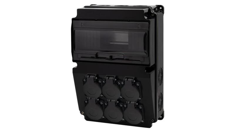 Rozdzielnica LAGO 10M SCENIC - gniazda 6x230V /10 modułów/-67020