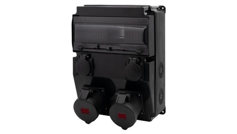 Rozdzielnica CAJA 12M SCENIC - gniazda proste 16A 5p, 32A 5p, 2x230V /12 modułów/-67030 Rozdzielnica CAJA 12M SCENIC - gniazda proste 16A 5p, 32A 5p, 2x230V /12 modułów/-67030
