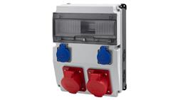 Rozdzielnica CAJA 12M BICOLOR - gniazda 2x32A 5p, 2x230V /12 modułów/-67038
