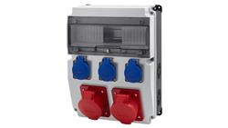 Rozdzielnica CAJA 12M BICOLOR - gniazda 2x32A 5p, 3x230V /12 modułów/-67040