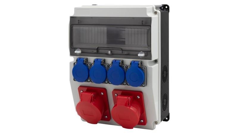 Rozdzielnica CAJA 12M BICOLOR - gniazda 2x16A 5p, 4x230V /12 modułów/-67049 Rozdzielnica CAJA 12M BICOLOR - gniazda 2x16A 5p, 4x230V /12 modułów/-67049
