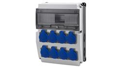 Rozdzielnica CAJA 12M BICOLOR - gniazda 8x230V /12 modułów/-67048