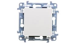 Simon 10 Łącznik jednobiegunowy 10AX IP20, szybkozłącza, biały CW1C.01/11-30594