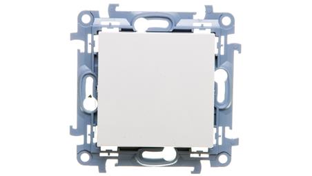 Simon 10 Łącznik jednobiegunowy 10AX IP20, szybkozłącza, biały CW1C.01/11-30594