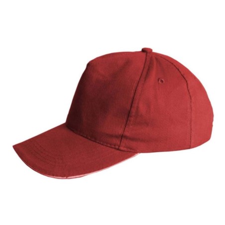 Czapka z daszkiem CAROL czerwona Stalco