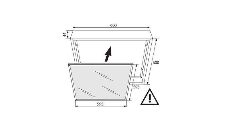 Ramka 600*600 Panel LED Aluminiowa EKP9131 Eko-Light-55125