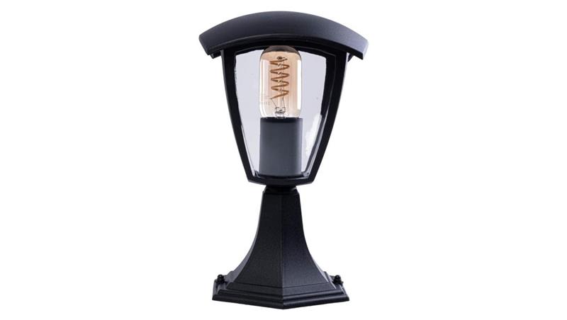 Lampa ogrodowa stojąca FOX BLACK 1xE27 Mała EKO3551 Milagro-51974