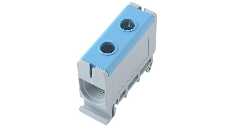 Listwa zaciskowa w korpusie, 1x50mm2, niebieska, Al/Cu E.4118-80183