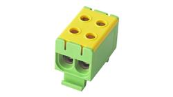 Listwa zaciskowa LZD w korpusie żółto-zielona Cu:2.5-50mm2, Al:6-50mm2 E.4150/Ż-Z-80150