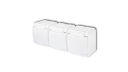 JUNIOR GNIAZDO POTRÓJNE N/T KLAPKA BIAŁA-36239