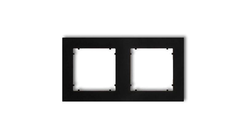 MINI CZARNY MAT. RAMKA 2-KROTNA-38954 MINI CZARNY MAT. RAMKA 2-KROTNA-38954