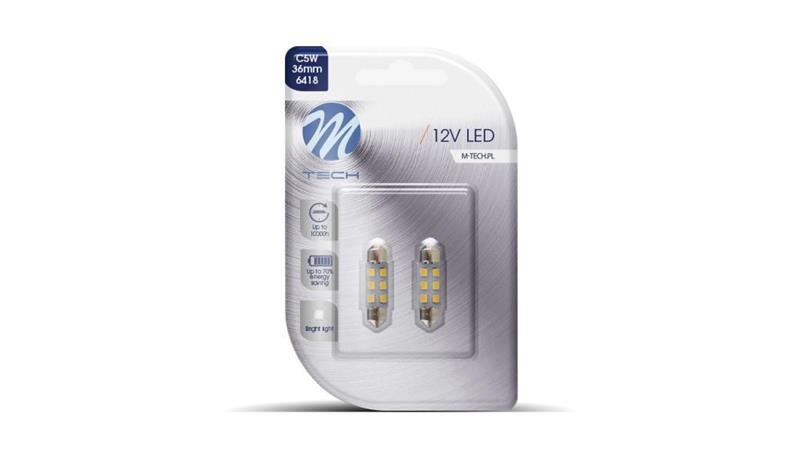 C5W LED żarówka 36mm 12V M-tech LB028W-45789