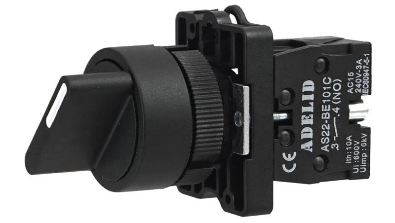 WYŁĄCZNIK PIÓRKOWY 0-1 POWROTNY KRÓTKI AS22-ED41-3464