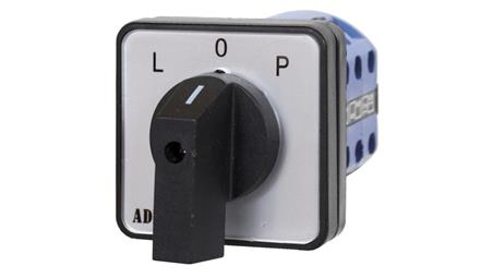 ŁĄCZNIK KRZYWKOWY 16A 3F LEWO PRAWO TABLICOWY IP65 LT/16/L0P-22899