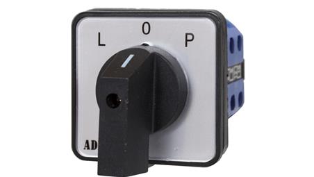 ŁĄCZNIK KRZYWKOWY 20A LEWO PRAWO TABLICOWY IP65 LT/20/L0P-23277