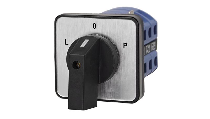 ŁĄCZNIK KRZYWKOWY 25A 3F LEWO PRAWO TABLICOWY IP65 LT/25/L0P-22777