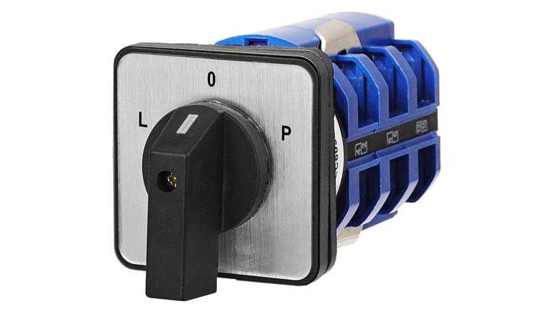 ŁĄCZNIK KRZYWKOWY TABLICOWY 63A LEWO PRAWO IP65 LT/63/L0P-23287