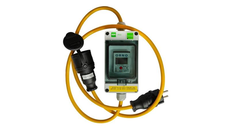 Przenośny licznik energii z resetem PUR S230VRM 3m 16A żółty MID S230VRM03-4479