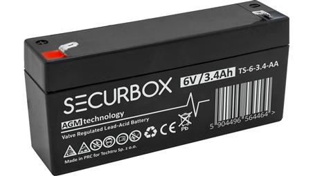 SECURBOX Akumulator VRLA AGM 6V 3,4Ah-13542