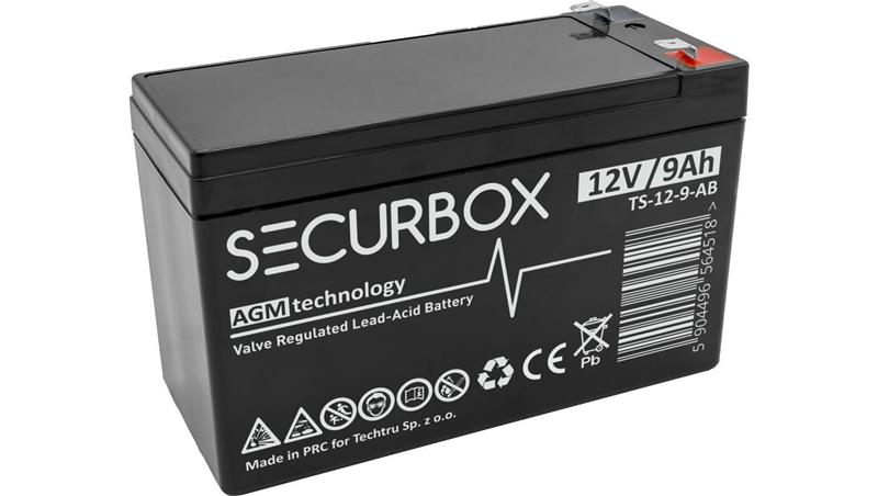 SECURBOX Akumulator VRLA AGM 12V 9Ah-13553 SECURBOX Akumulator VRLA AGM 12V 9Ah-13553