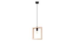 Lampa wisząca ARIES naturalne drewno-56843