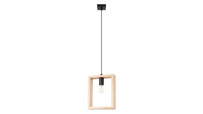 Lampa wisząca ARIES naturalne drewno-56843