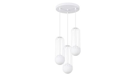 Lampa wisząca BRINA 3P biała-56859