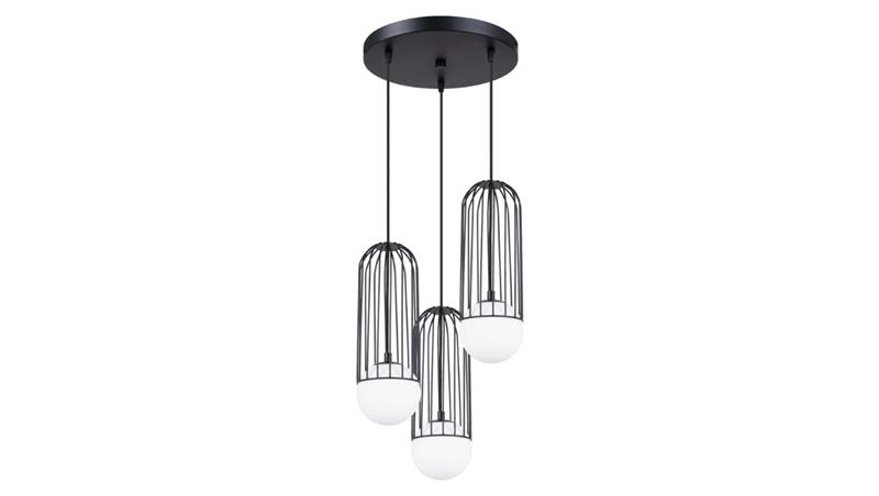 Lampa wisząca BRINA 3P czarna-56863
