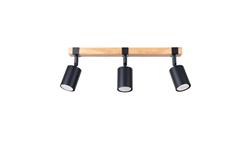 Plafon FAGER 3 czarny-58323