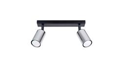 Plafon WINX 2 czarny/chrom-58329