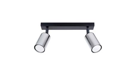 Plafon WINX 2 czarny/chrom-58329