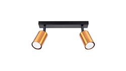 Plafon WINX 2 czarny/miedź-58328