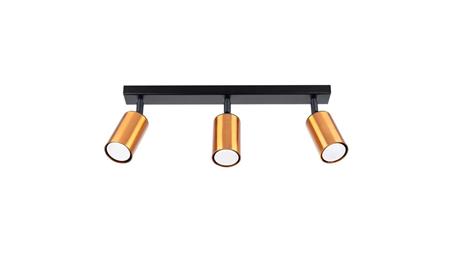 Plafon WINX 3 czarny/miedź-58337