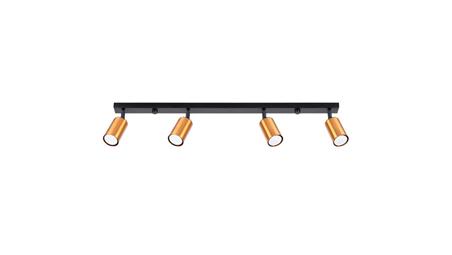 Plafon WINX 4L czarny/miedź-58333