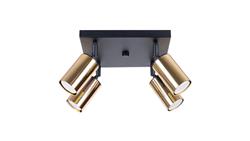 Plafon WINX 4 czarny/złoty-58343