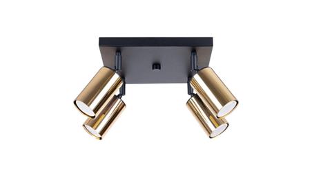 Plafon WINX 4 czarny/złoty-58343