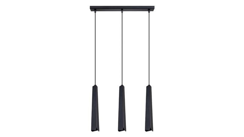 Lampa wisząca PRYSM 3L czarna-56882
